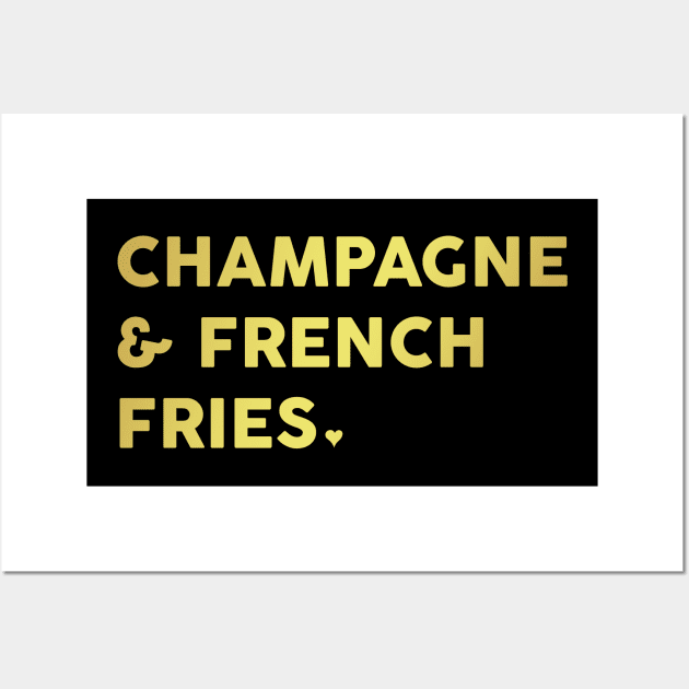 Champagne Wall Art by irvtolles